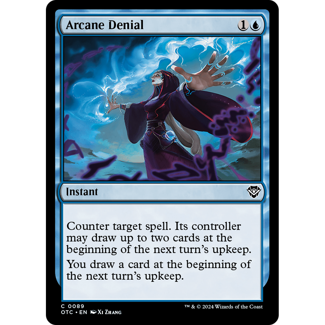 Arcane Denial (OTC-089) - Outlaws of Thunder Junction Commander