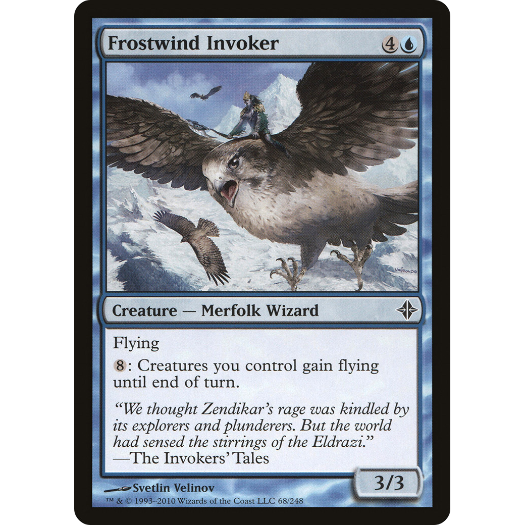 Frostwind Invoker (ROE-068) - Rise of the Eldrazi Foil