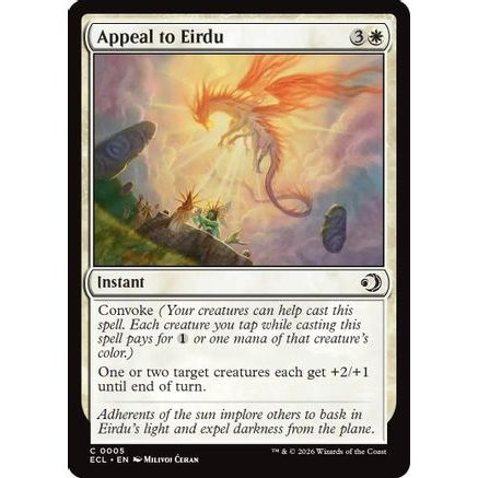 Appeal to Eirdu (ECL-005) - Lorwyn Eclipsed Foil