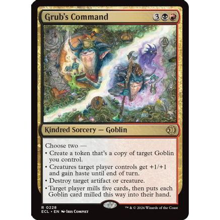 Grub's Command (ECL-228) - Lorwyn Eclipsed