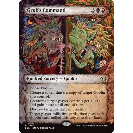 Grub's Command (Showcase) (ECL-340) - Lorwyn Eclipsed Foil