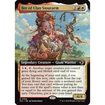 Bre of Clan Stoutarm (Extended Art) (ECL-369) - Lorwyn Eclipsed Foil