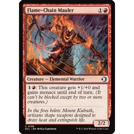 Flame-Chain Mauler (ECL-138) - Lorwyn Eclipsed