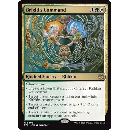 Brigid's Command (ECL-208) - Lorwyn Eclipsed