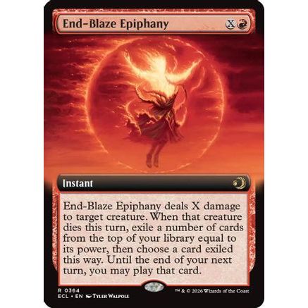 End-Blaze Epiphany (Extended Art) (ECL-364) - Lorwyn Eclipsed