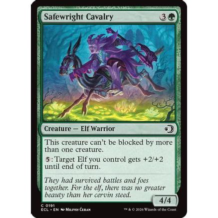 Safewright Cavalry (ECL-191) - Lorwyn Eclipsed Foil