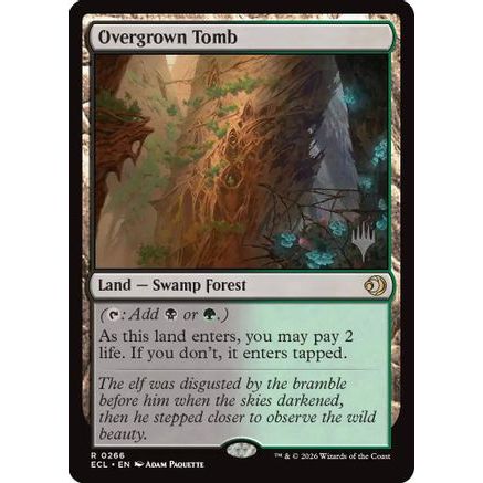 Overgrown Tomb (PPECL-266) - Promo Pack: Lorwyn Eclipsed Foil