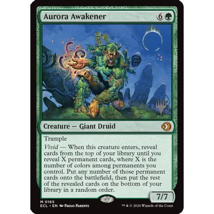 Aurora Awakener (PPECL-165) - Promo Pack: Lorwyn Eclipsed Foil