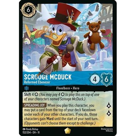 Scrooge McDuck - Reformed Ebenezer (152/204) - Winterspell Cold Foil