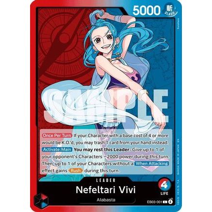 Nefeltari Vivi - 001 (EB03-001) - Extra Booster: One Piece Heroines Edition Foil