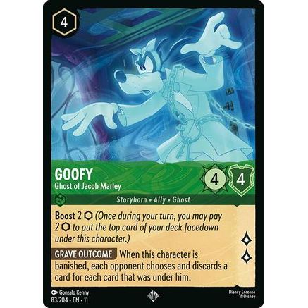 Goofy - Ghost of Jacob Marley (83/204) - Winterspell Cold Foil