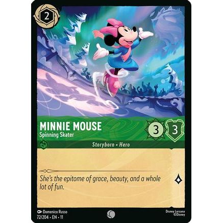 Minnie Mouse - Spinning Skater (72/204) - Winterspell Cold Foil