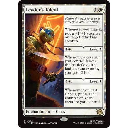 Leader's Talent (TMT-013) - Teenage Mutant Ninja Turtles