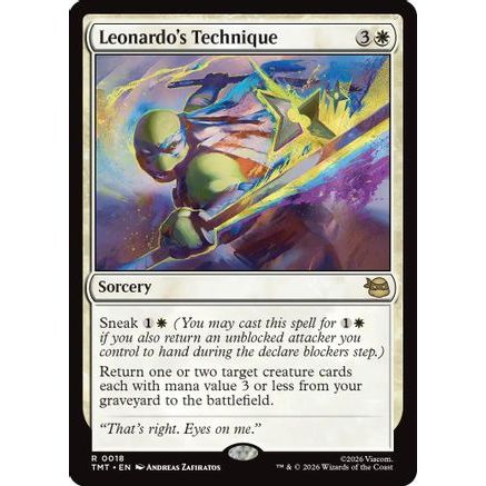 Leonardo's Technique (TMT-018) - Teenage Mutant Ninja Turtles