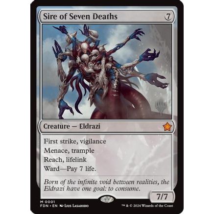 Sire of Seven Deaths (PPECL-001) - Promo Pack: Lorwyn Eclipsed Foil