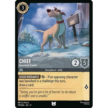 Chief - Seasoned Tracker (179/204) - Winterspell Cold Foil
