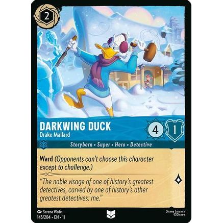Darkwing Duck - Drake Mallard (145/204) - Winterspell Cold Foil