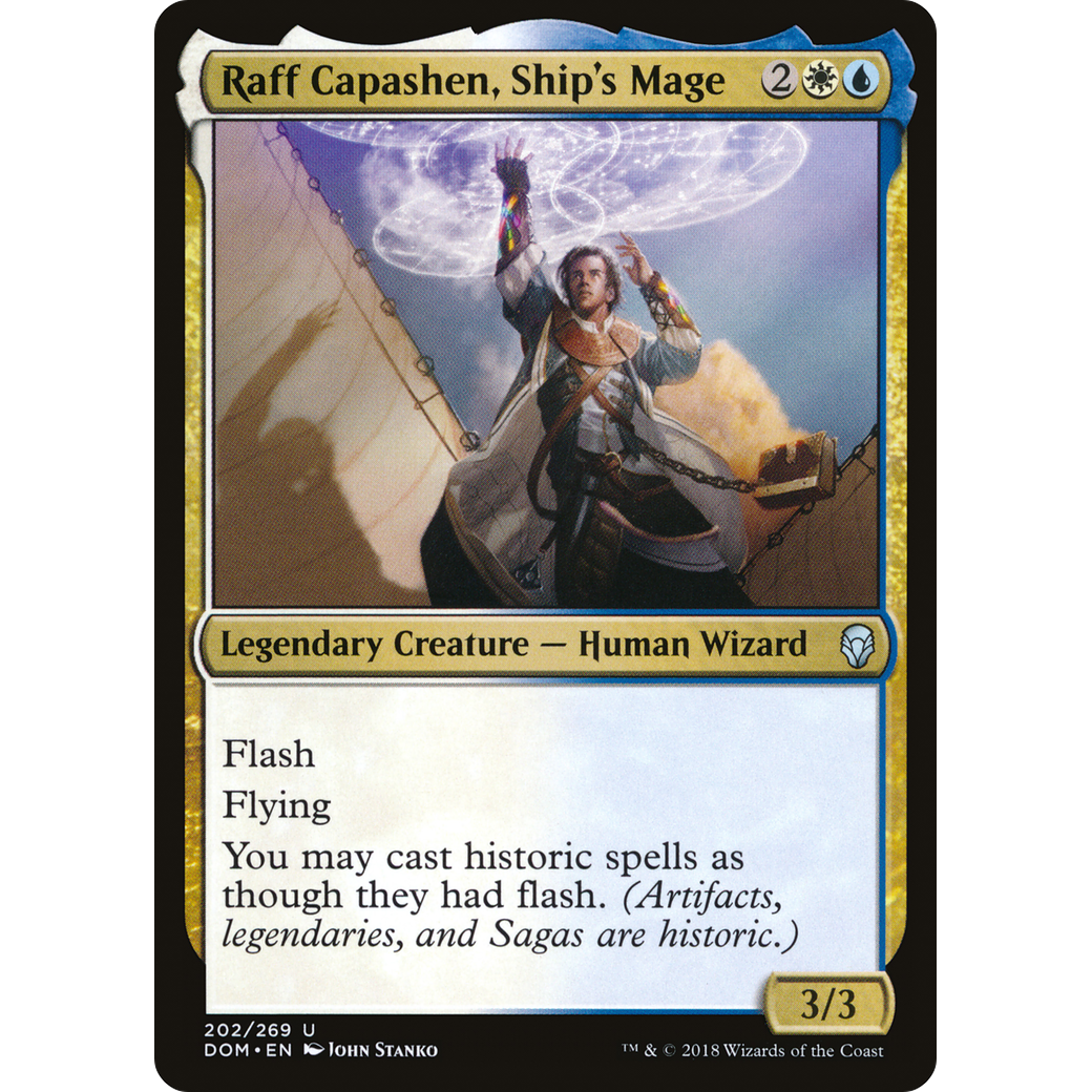 Raff Capashen, Ship's Mage (DOM-202) - Dominaria
