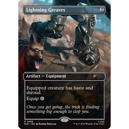 Lightning Greaves (2465) (SLD-2465) - Secret Lair Drop Series Foil