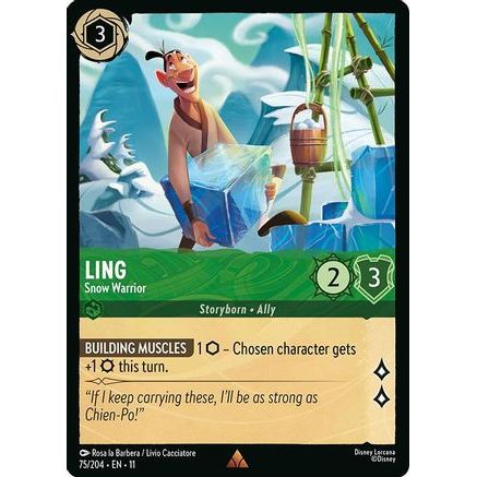 Ling - Snow Warrior (75/204) - Winterspell Cold Foil