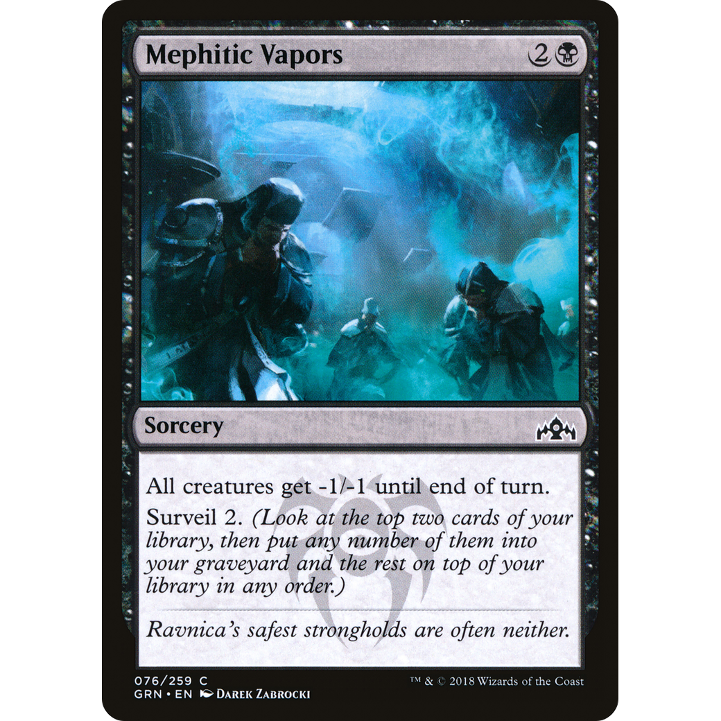 Mephitic Vapors (GRN-076) - Guilds of Ravnica