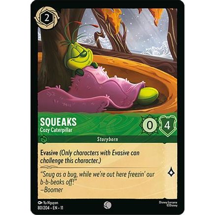 Squeaks - Cozy Caterpillar (80/204) - Winterspell Cold Foil