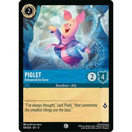Piglet - Entranced by Snow (139/204) - Winterspell Cold Foil