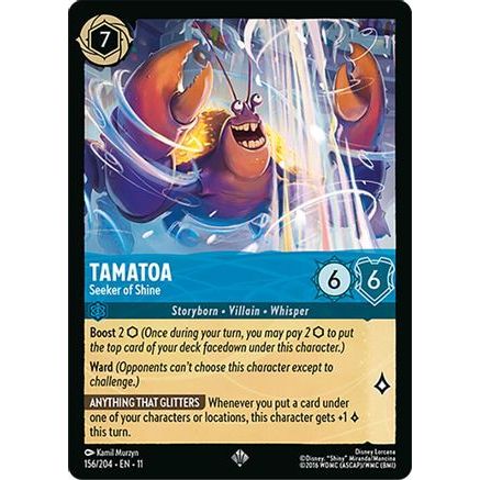 Tamatoa - Seeker of Shine (156/204) - Winterspell Cold Foil