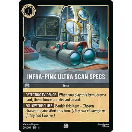 Infra-Pink Ultra Scan Specs (201/204) - Winterspell Cold Foil
