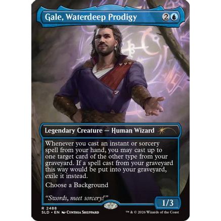 Gale, Waterdeep Prodigy (SLD-2488) - Secret Lair Drop Series Foil