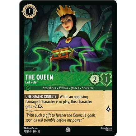 The Queen - Evil Ruler (75/204) - Wilds Unknown Cold Foil