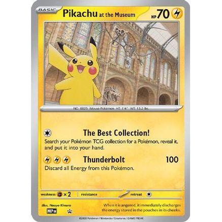 Pikachu at the Museum - Jumbo Cards