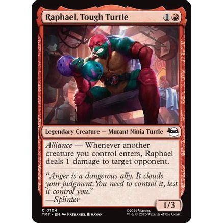 Raphael, Tough Turtle (TMT-104) - Teenage Mutant Ninja Turtles Foil