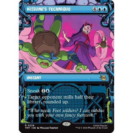 Kitsune's Technique (Showcase) (TMT-229) - Teenage Mutant Ninja Turtles