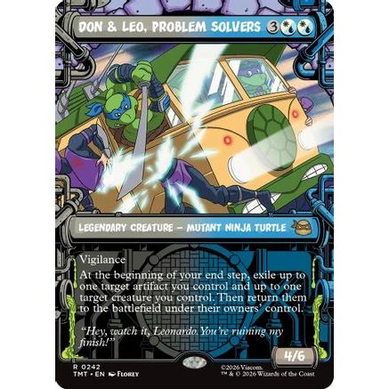 Don & Leo, Problem Solvers (Showcase) (TMT-242) - Teenage Mutant Ninja Turtles Foil