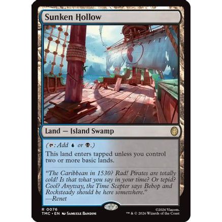 Sunken Hollow (TMC-076) - Commander: Teenage Mutant Ninja Turtles