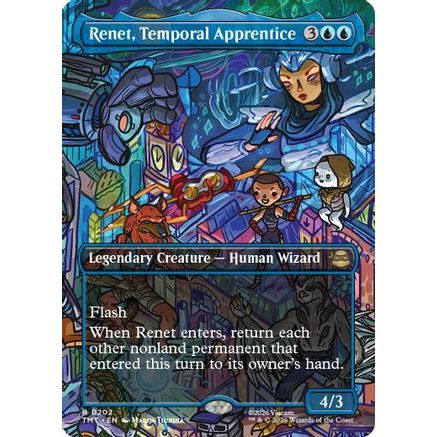 Renet, Temporal Apprentice (Borderless) (TMT-202) - Teenage Mutant Ninja Turtles