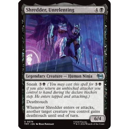 Shredder, Unrelenting (TMT-074) - Teenage Mutant Ninja Turtles Foil