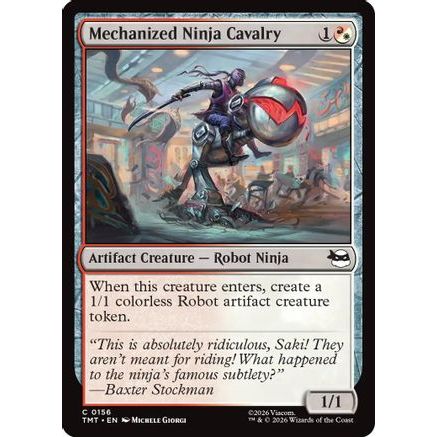 Mechanized Ninja Cavalry (TMT-156) - Teenage Mutant Ninja Turtles Foil
