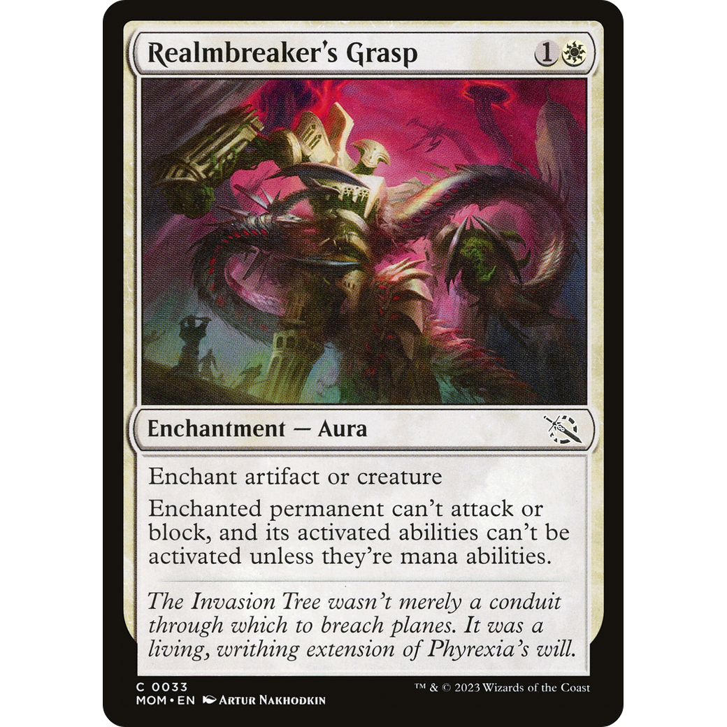 Realmbreaker's Grasp (MOM-033) - March of the Machine Foil