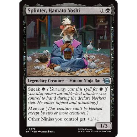 Splinter, Hamato Yoshi (TMT-079) - Teenage Mutant Ninja Turtles