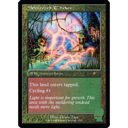 Sheltered Thicket (SLD-2522) - Secret Lair Drop Series
