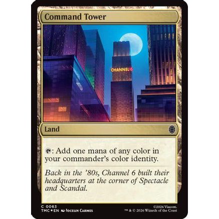 Command Tower (Surge Foil) (TMC-063) - Commander: Teenage Mutant Ninja Turtles Foil