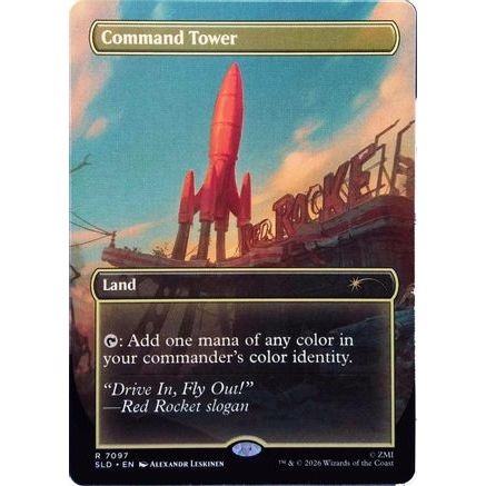 Command Tower (7097) (SLD-7097) - Secret Lair Drop Series Foil