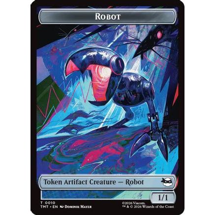 Robot // Mutagen Double-Sided Token (TMT-10 // 9) - Teenage Mutant Ninja Turtles