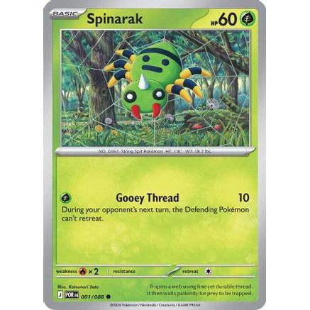 Spinarak 1 - ME03 Perfect Order Reverse Holofoil
