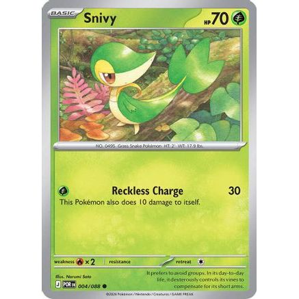 Snivy 4 - ME03 Perfect Order Reverse Holofoil