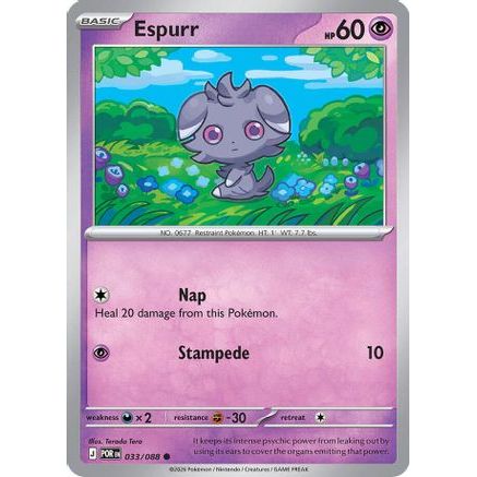 Espurr - 033/088 33 - ME03 Perfect Order Reverse Holofoil