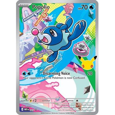 Popplio - 045 45 - ME Mega Evolution Promo Holofoil