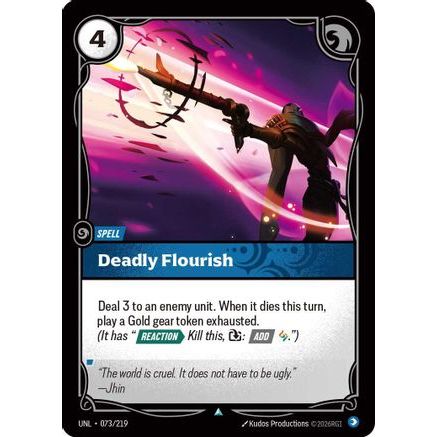 Deadly Flourish (073/219) - Unleashed
